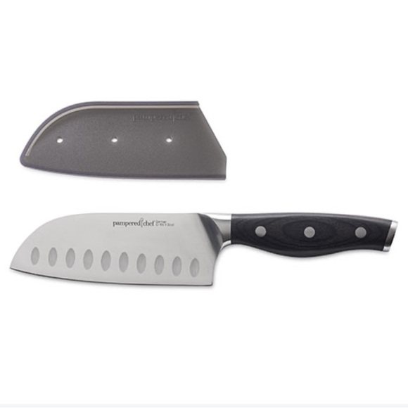 The Pampered Chef Kitchen Nwt Pampered Chef 5 Santoku Knife Poshmark